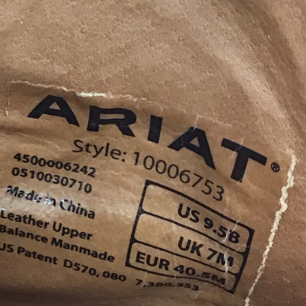 Ariat Shada Mid Calf Women's Western Boots 9 1/2 - Picture 10 of 13